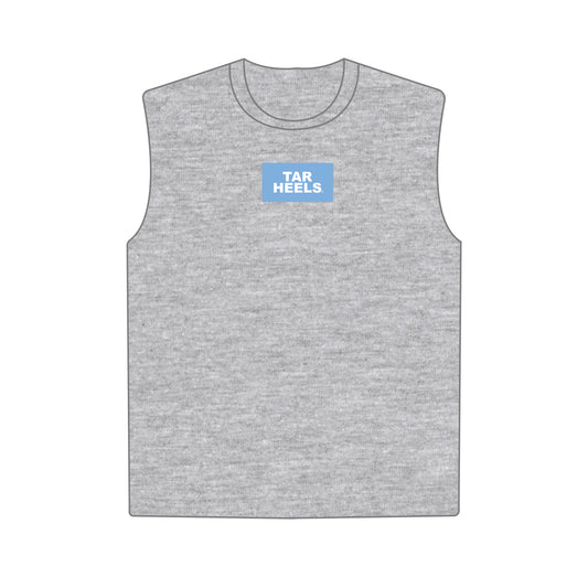 The Anna Active Tank Tar Heels Woven Label | Heather Grey