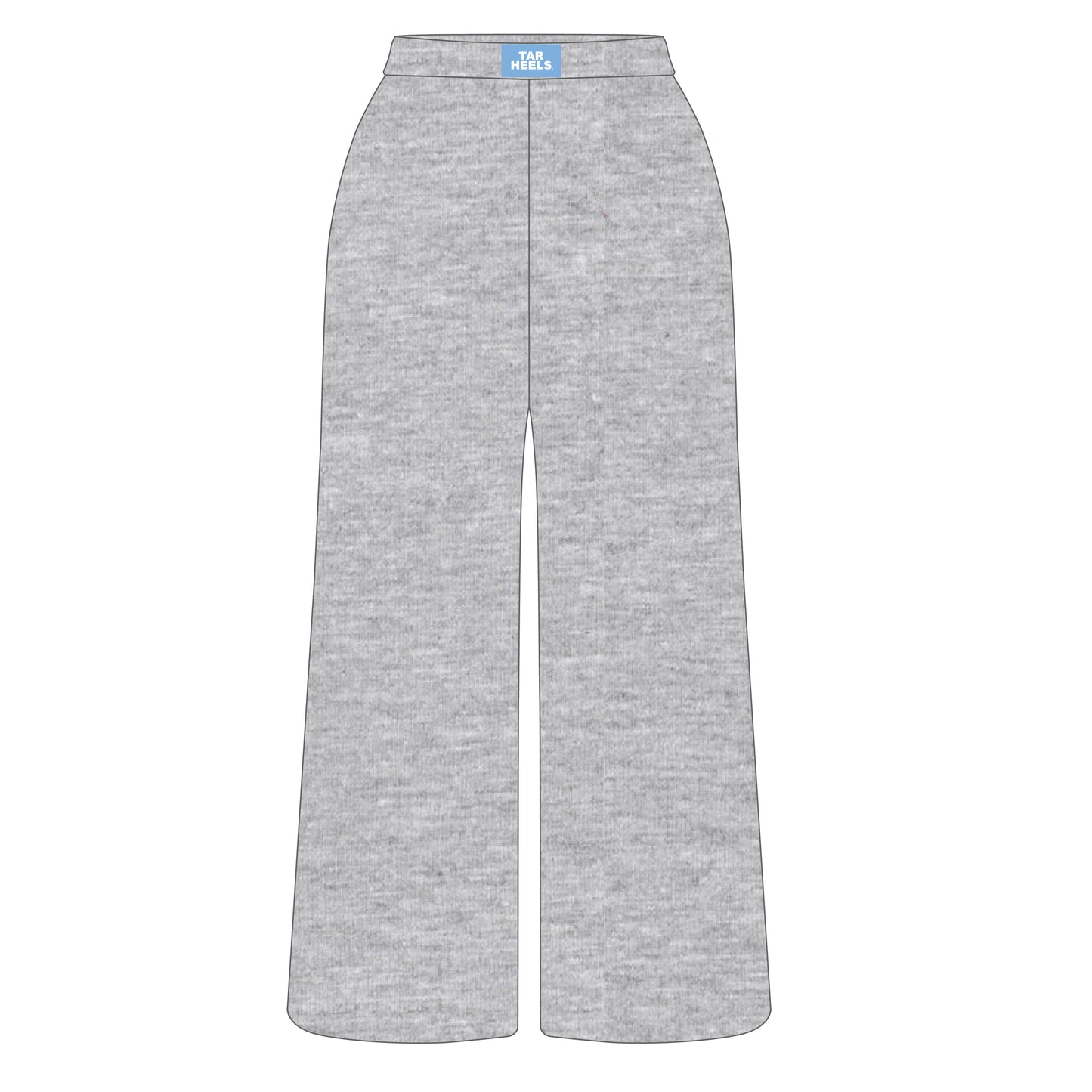 The Ava Airy Pants Tar Heals Woven Label | Heather Grey