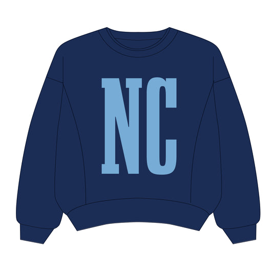 The Molly Cozy Crew UNC | Youth Navy