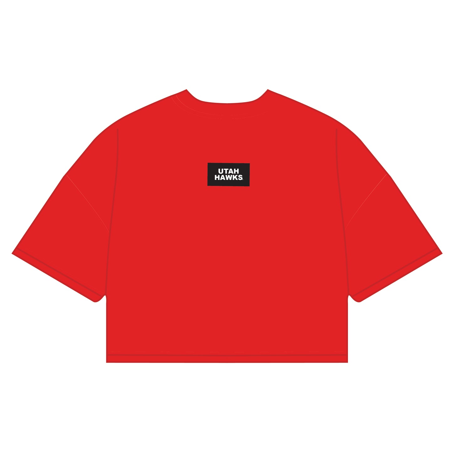 The Kristen Airy Shirt Utah Hawks Woven Label | Red