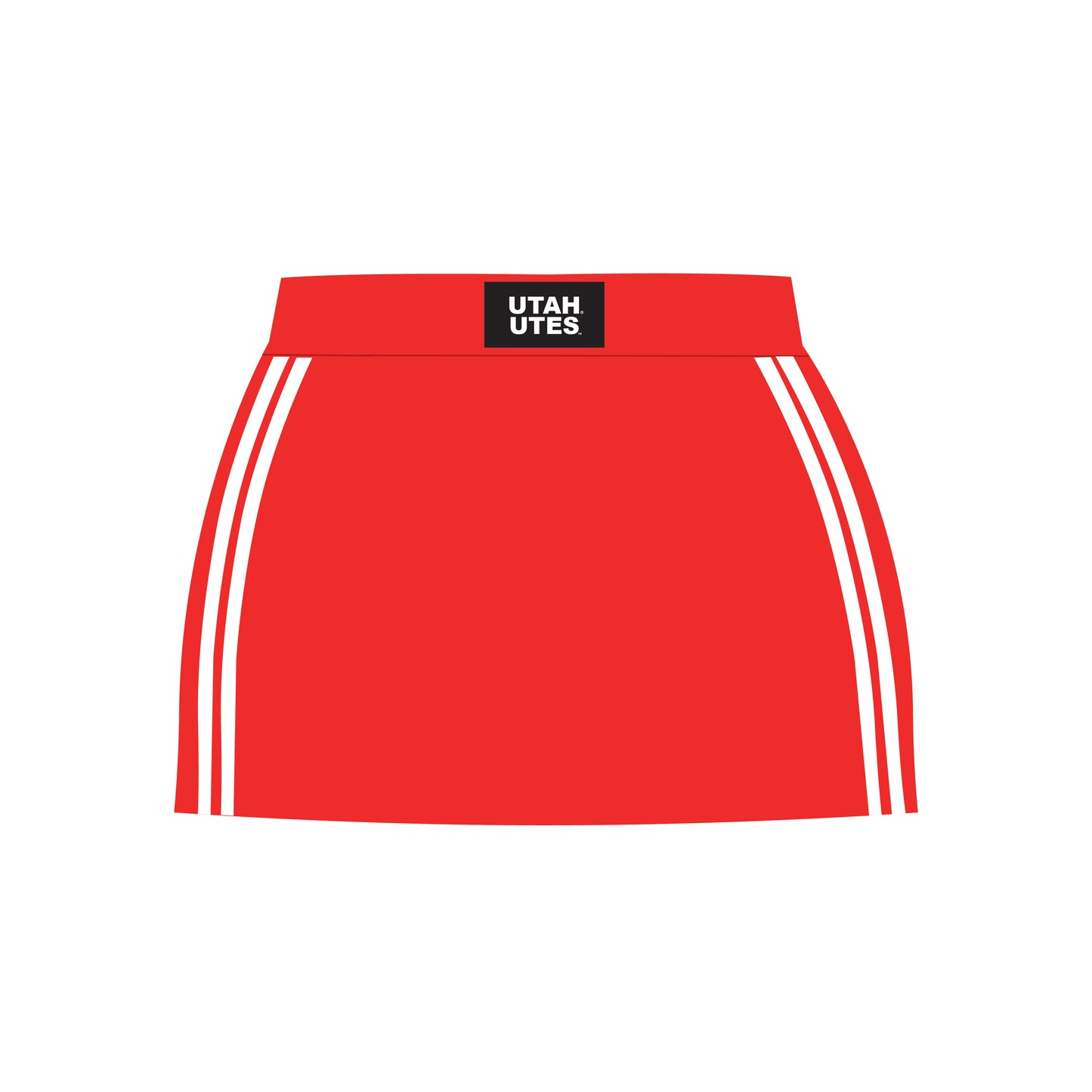 The Savannah Sporty Skort Utah Utes Woven Label | Bright Red