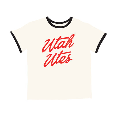 The Roxy Ringer Tee Utah Utes | Bone