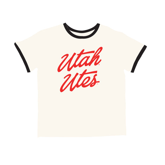 The Roxy Ringer Tee Utah Utes | Bone