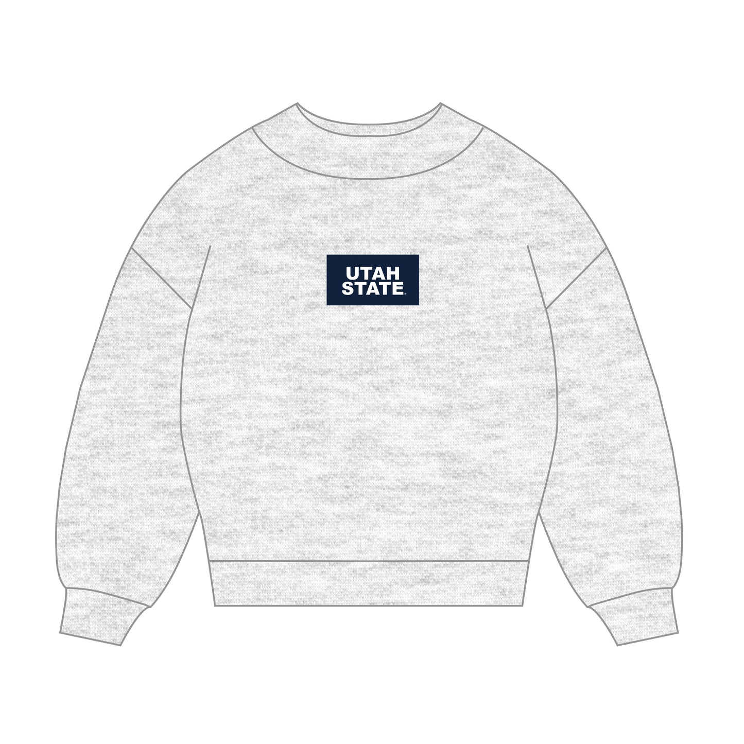 The Mary Mockneck Utah State Woven Label | Youth Ash