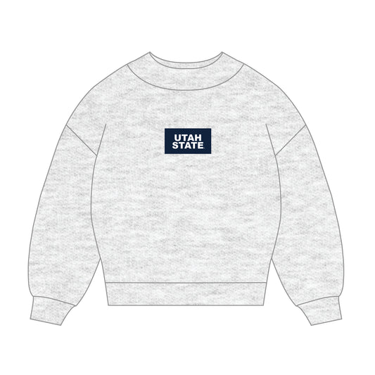 The Mary Mockneck Utah State Woven Label | Youth Ash