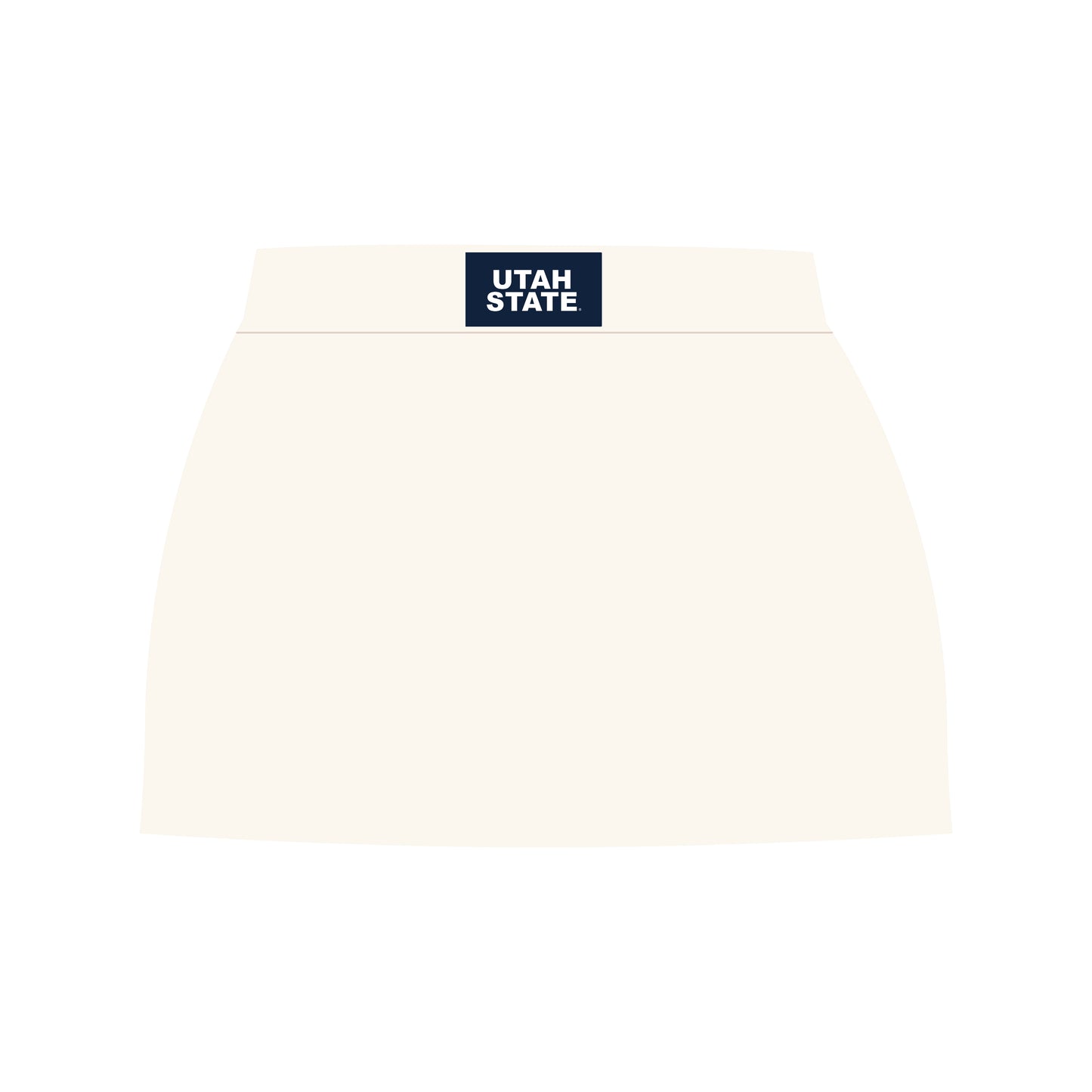 The Hayden High Waisted Skort Utah State Woven Label | Youth Bone