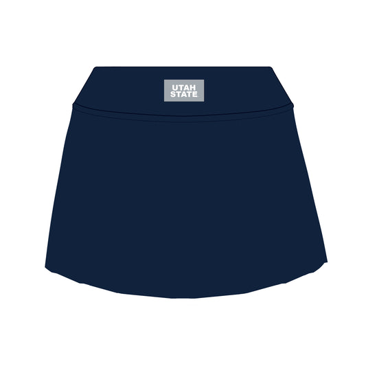 The Alli Tennis Skort Utah State Woven Label | Youth Navy