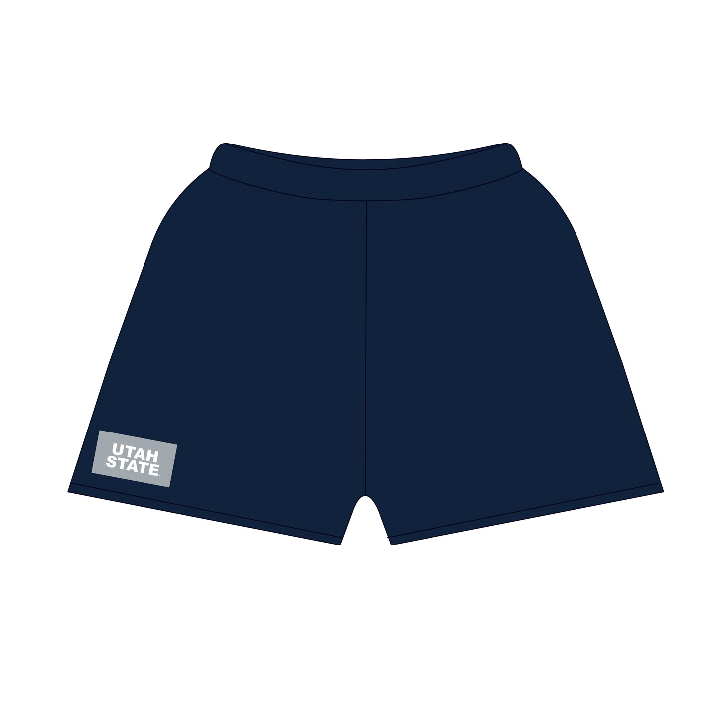 The Becca Boxy Shorts Utah State Woven Label | Navy