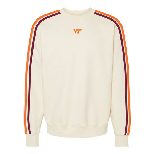 The Megan Crewneck Virginia Tech | Bone