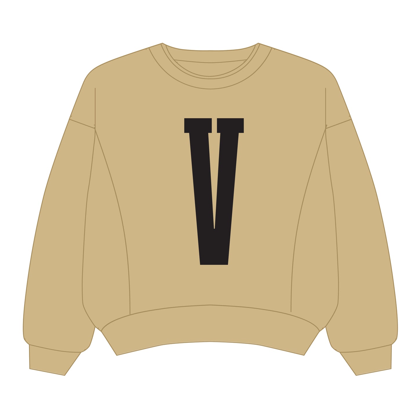 The Molly Cozy Crew Vanderbilt | Youth Vegas Gold