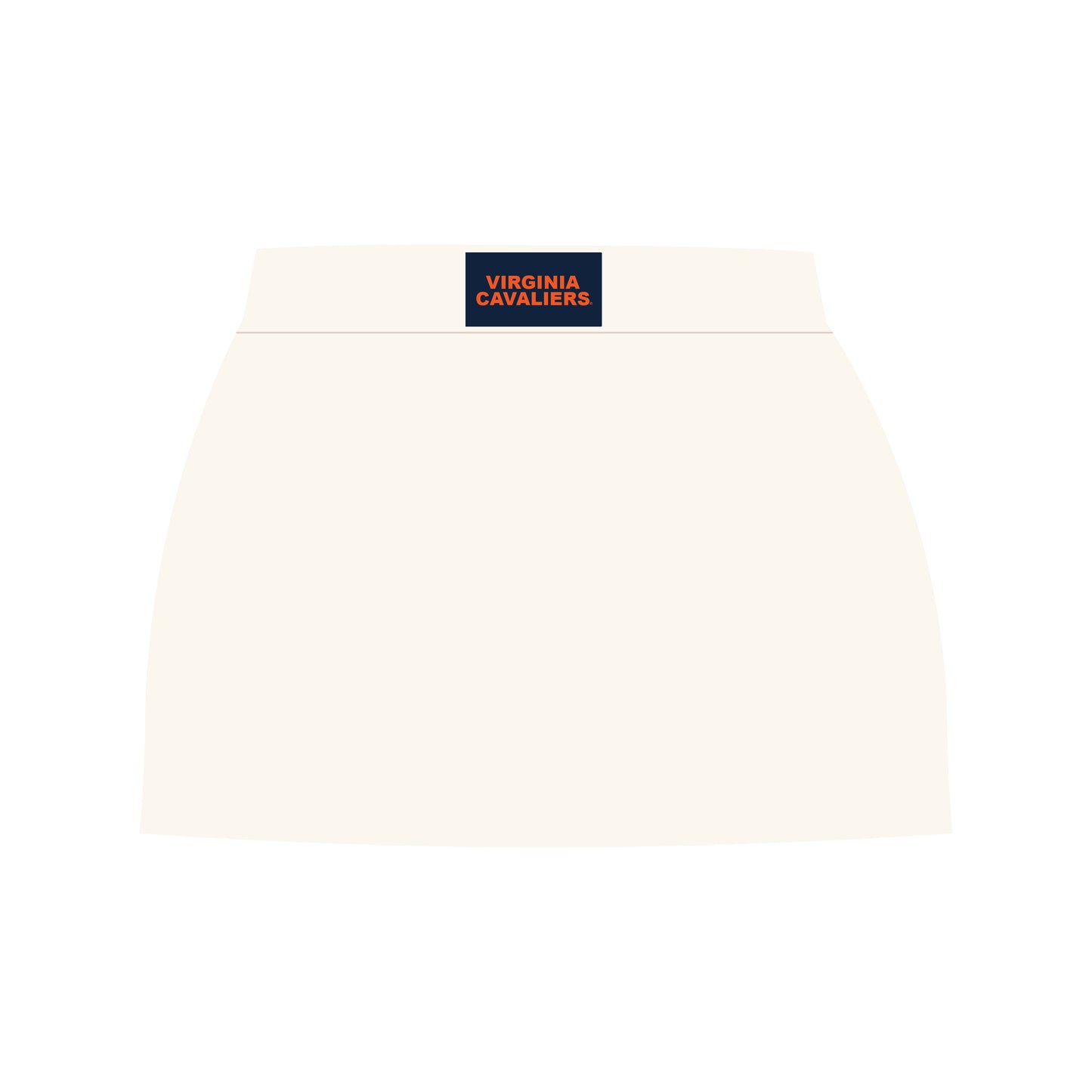 The Hayden High Waisted Skort Virginia Cavaliers Woven Label | Youth Bone