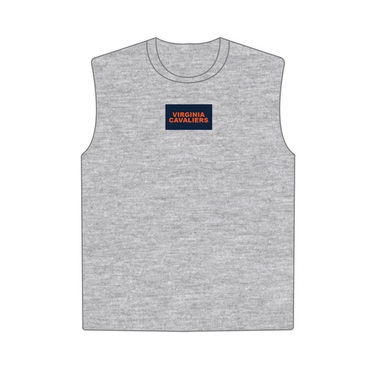 The Anna Active Tank Virginia Cavaliers Woven Label | Heather Grey