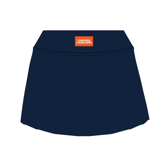 The Alli Tennis Skort Virginia Cavaliers Woven Label | Navy