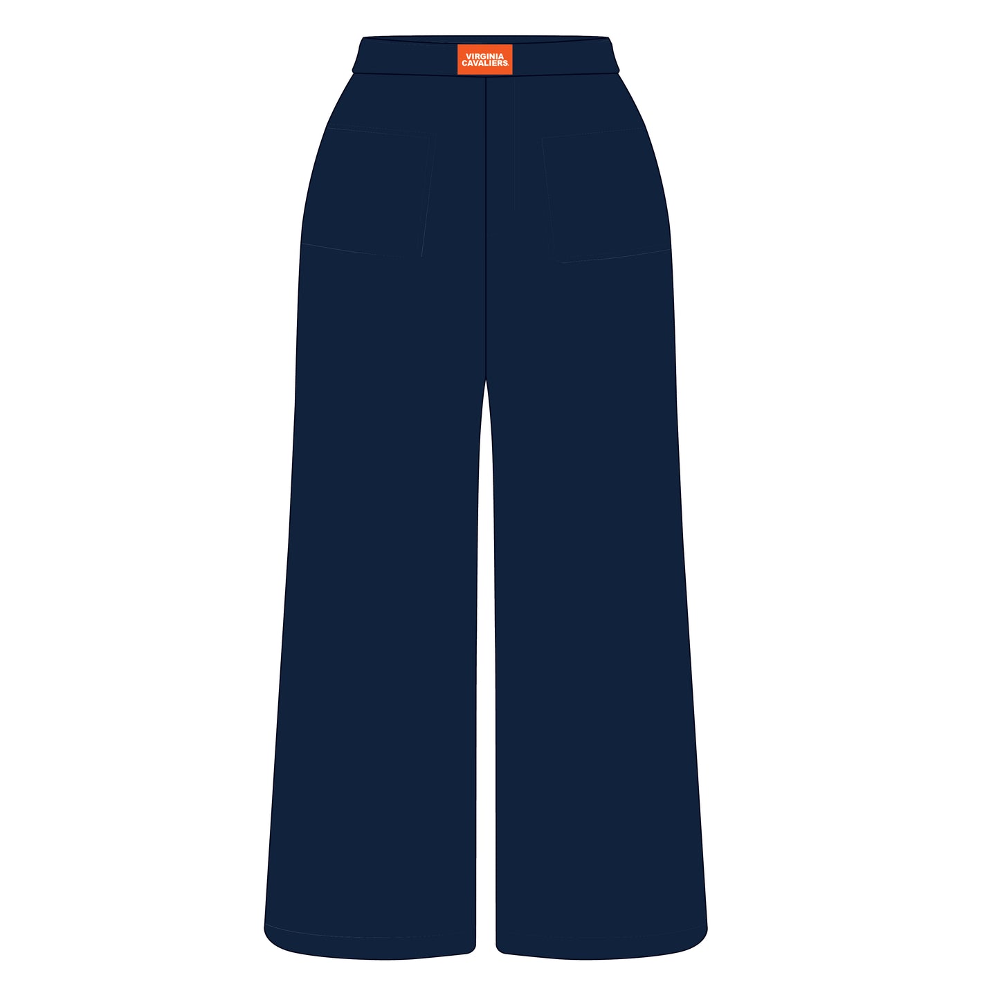 The Ava Airy Pants Virginia Cavaliers Woven Label | Youth Navy