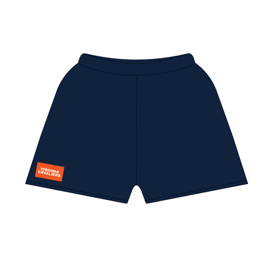 The Becca Boxy Shorts Virginia Cavaliers Woven Label | Navy