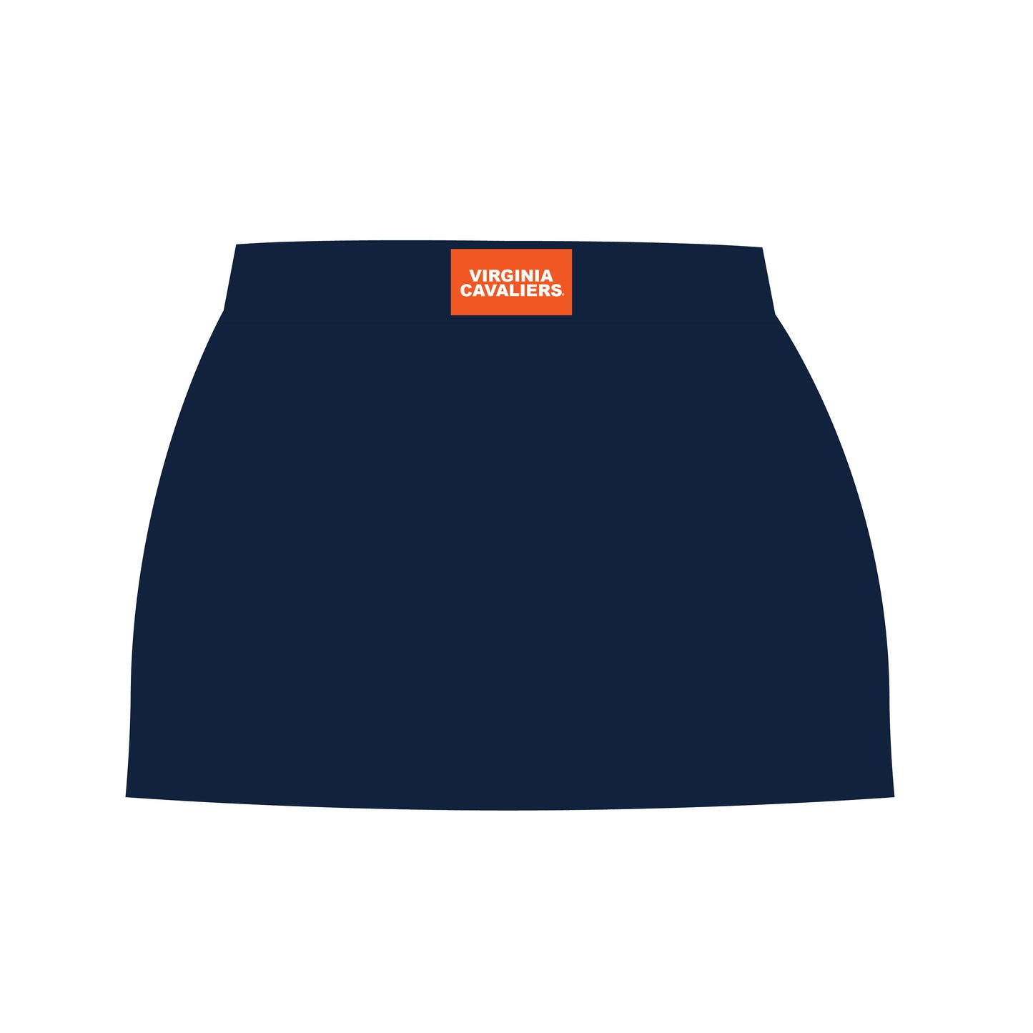 The Hayden High Waisted Skort Virginia Cavaliers Woven Label | Youth Navy