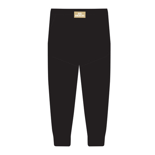 The Becca Joggers Go Deacs Woven Label | Black