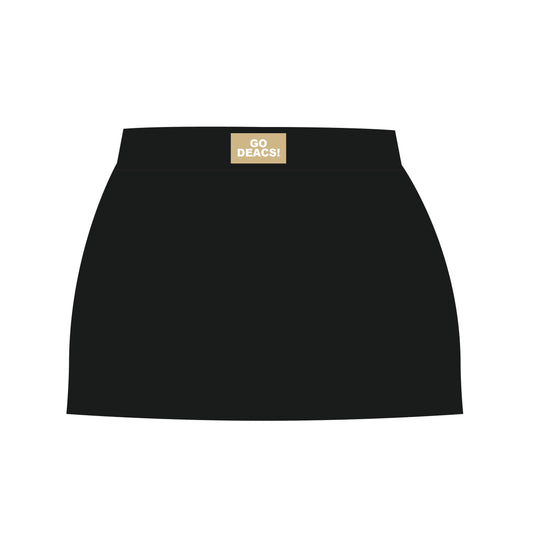 The Hayden High Waisted Skort Go Deacs Woven Label | Black