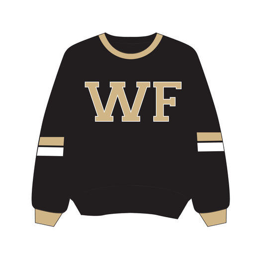 The Virginia Varsity Crewneck Wake Forest | Black