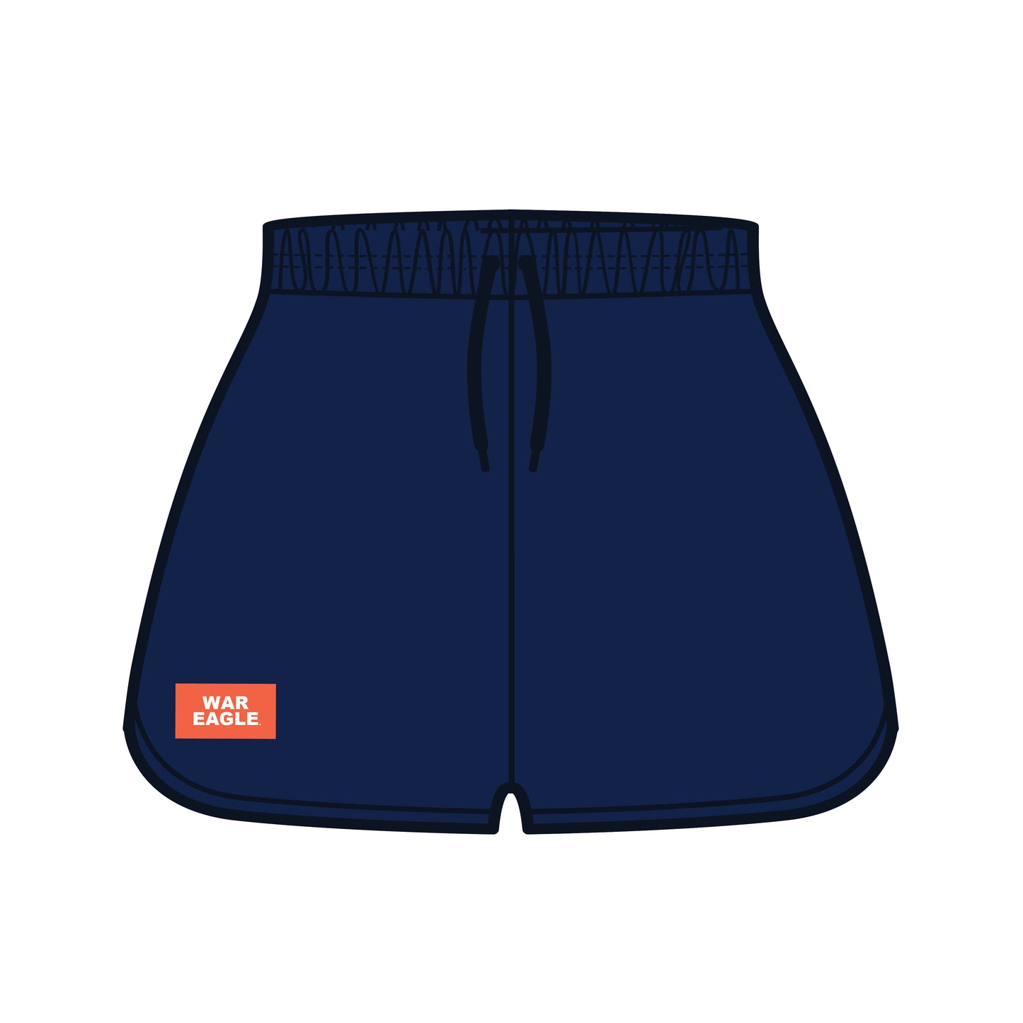 The Kristen Airy Lounge Shorts War Eagle Woven Label | Youth Navy