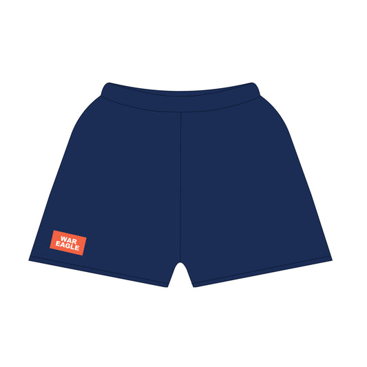 The Becca Shorts War Eagle Woven Label | Navy