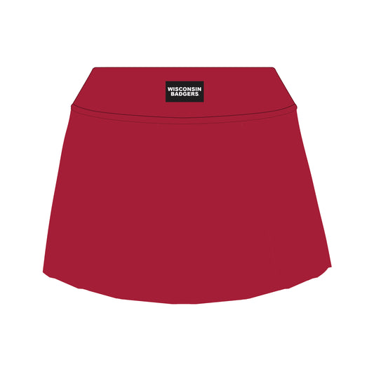 The Alli Tennis Skort Wisconsin Badgers Woven Label | Deep Read