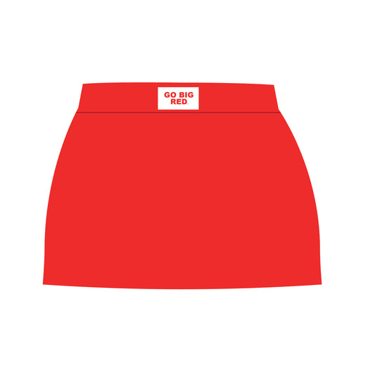 The Anna Active Skort Go Big Red Woven Label | Bright Red