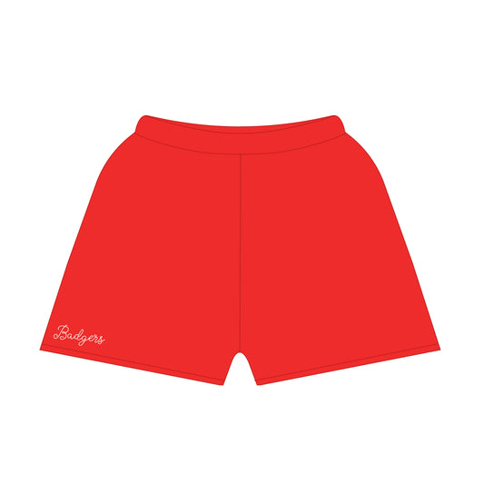 The Lexie Lounge Shorts Wisconsin | Youth Bright Red
