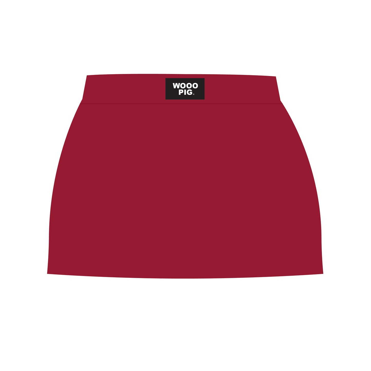 The Anna Active Skort Wooo Pig Woven Label | Crimson