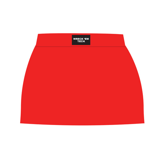The Anna Active Skort Wreck 'Em Tech Woven Label | Red