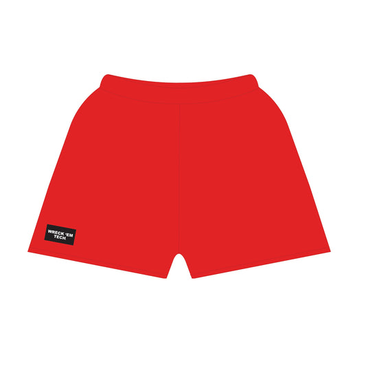 The Becca Shorts Wreck 'Em Tech Woven Label | Bright Red