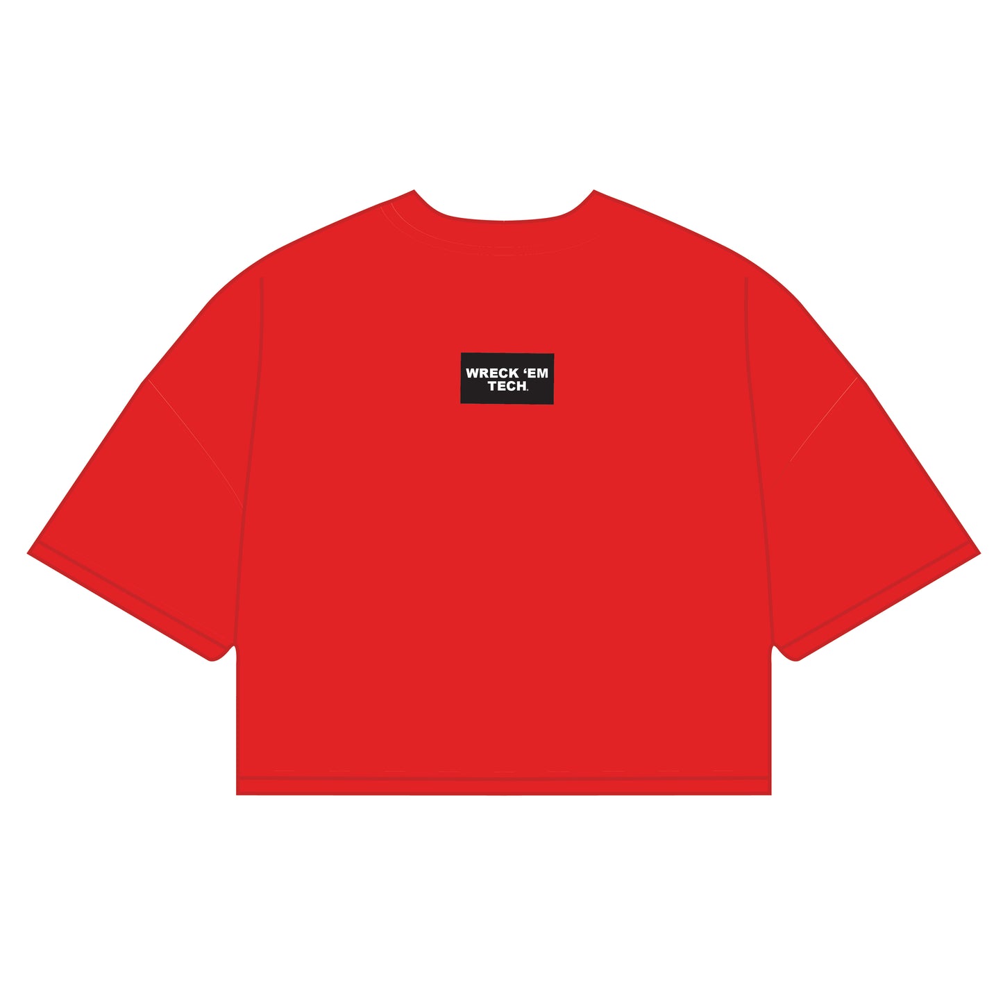 The Kristen Airy Shirt Wreck 'Em Tech Woven Label | Red