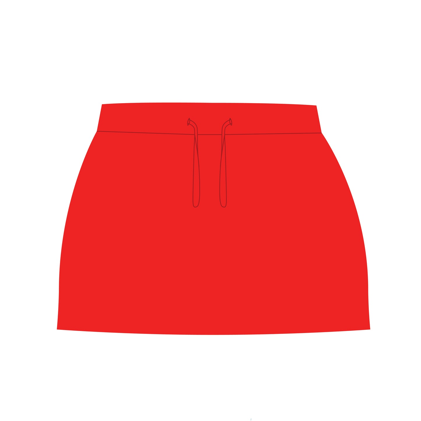 The Anna Active Skort Wreck 'Em Tech Woven Label | Red