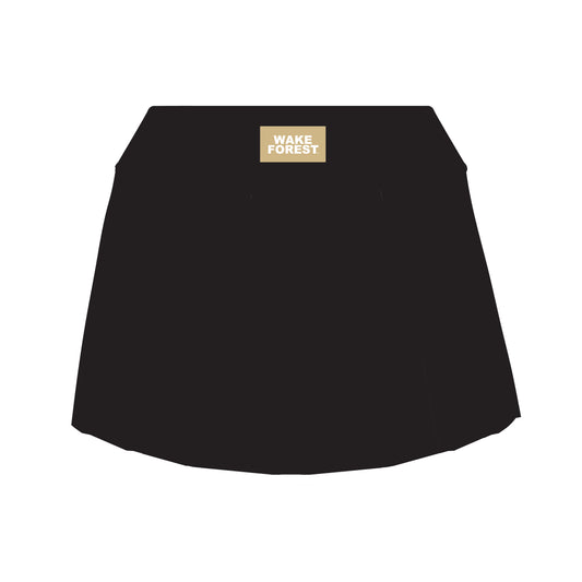 The Alli Tennis Skort Wake Forest Woven Label | Black