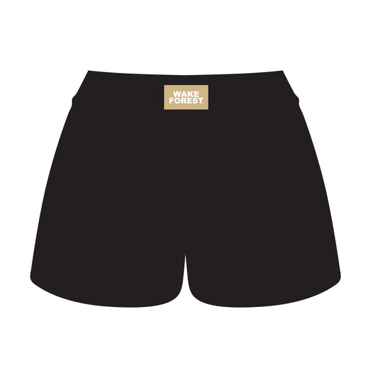 The Ava Airy Shorts Wake Forest Woven Label | Black