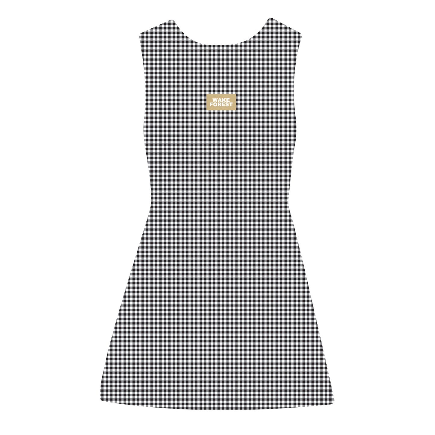 The Grace Gingham Dress Wake Forest Woven Label | Black