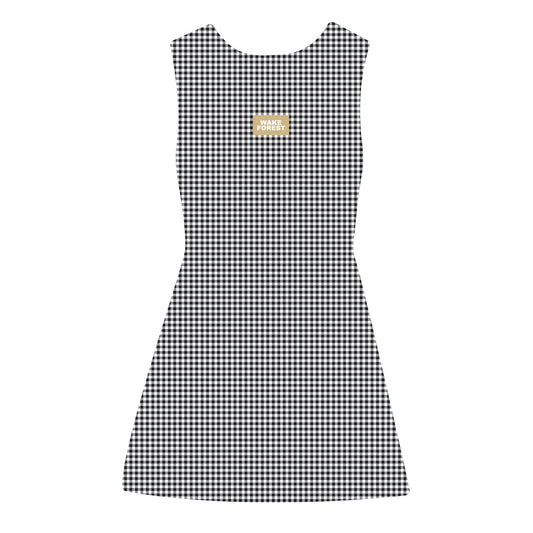 The Grace Gingham Dress Wake Forest Woven Label | Black