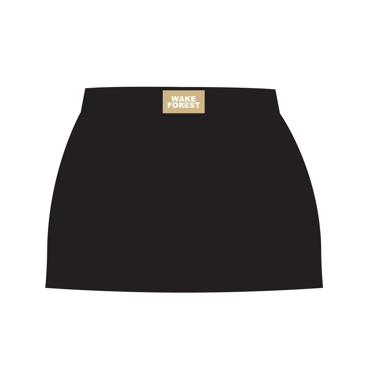 The Hayden High Waisted Skort Wake Forest Woven Label | Youth Black