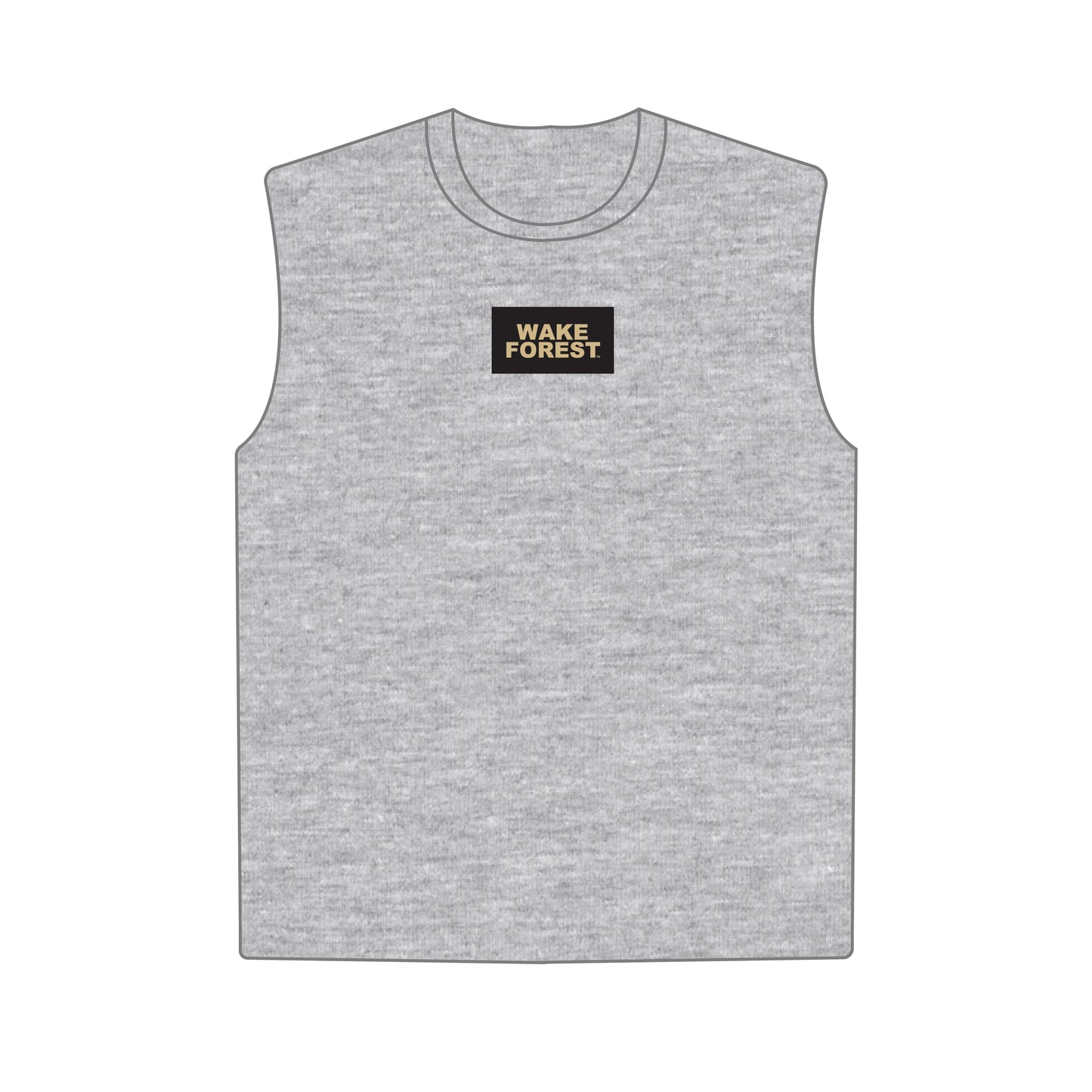The Anna Active Tank Wake Forest Woven Label | Heather Grey