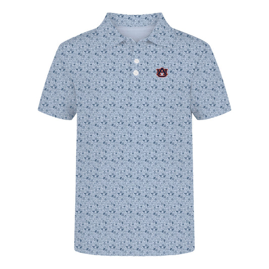 The James Polo Auburn | Youth Light Blue