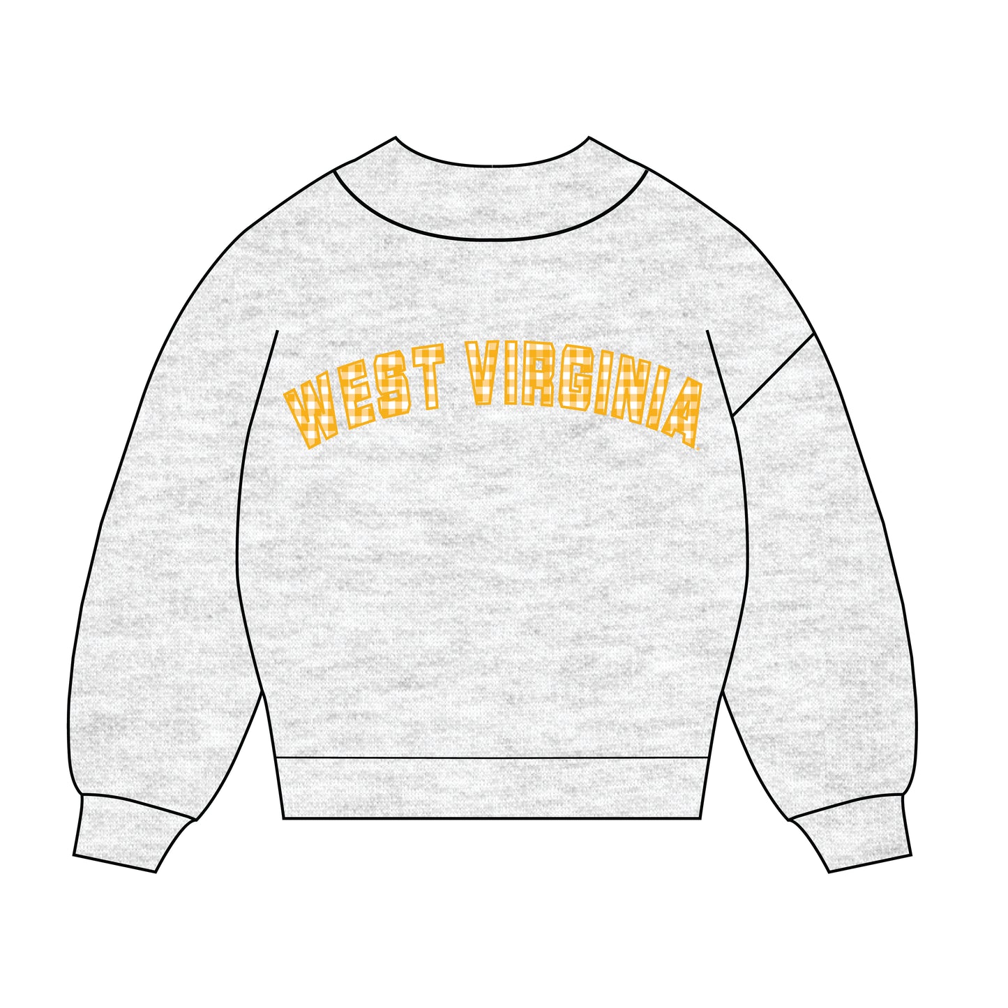 The Mallory Gingham Mockneck West Virginia | Ash
