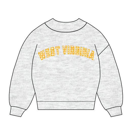 The Mallory Gingham Mockneck West Virginia | Ash