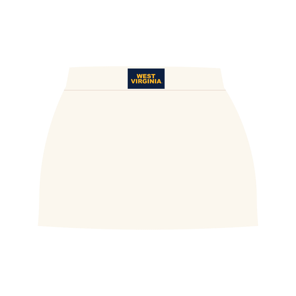 The Alli Tennis Skort West Virginia Woven Label | Youth Bone