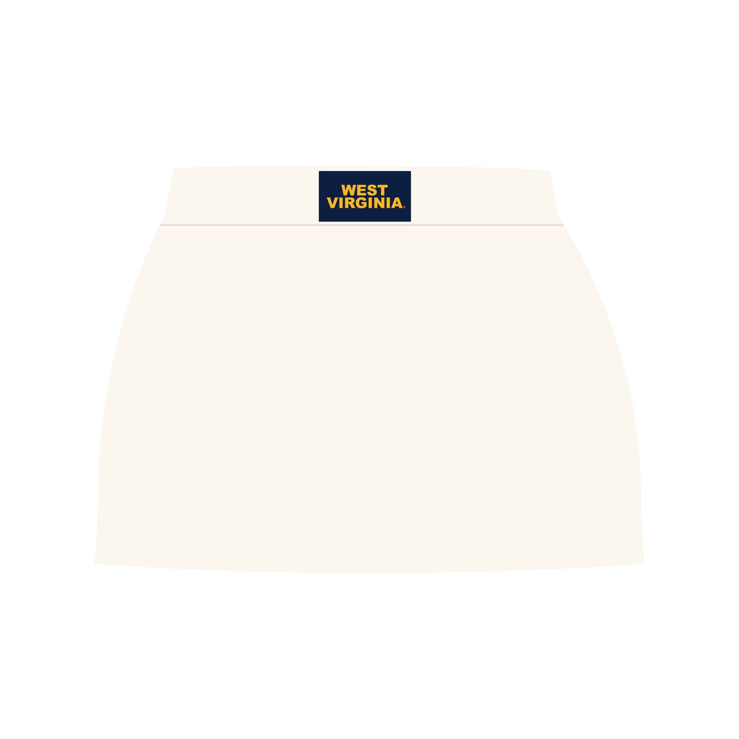 The Hayden High Waisted Skort West Virginia Woven Label | Youth Bone