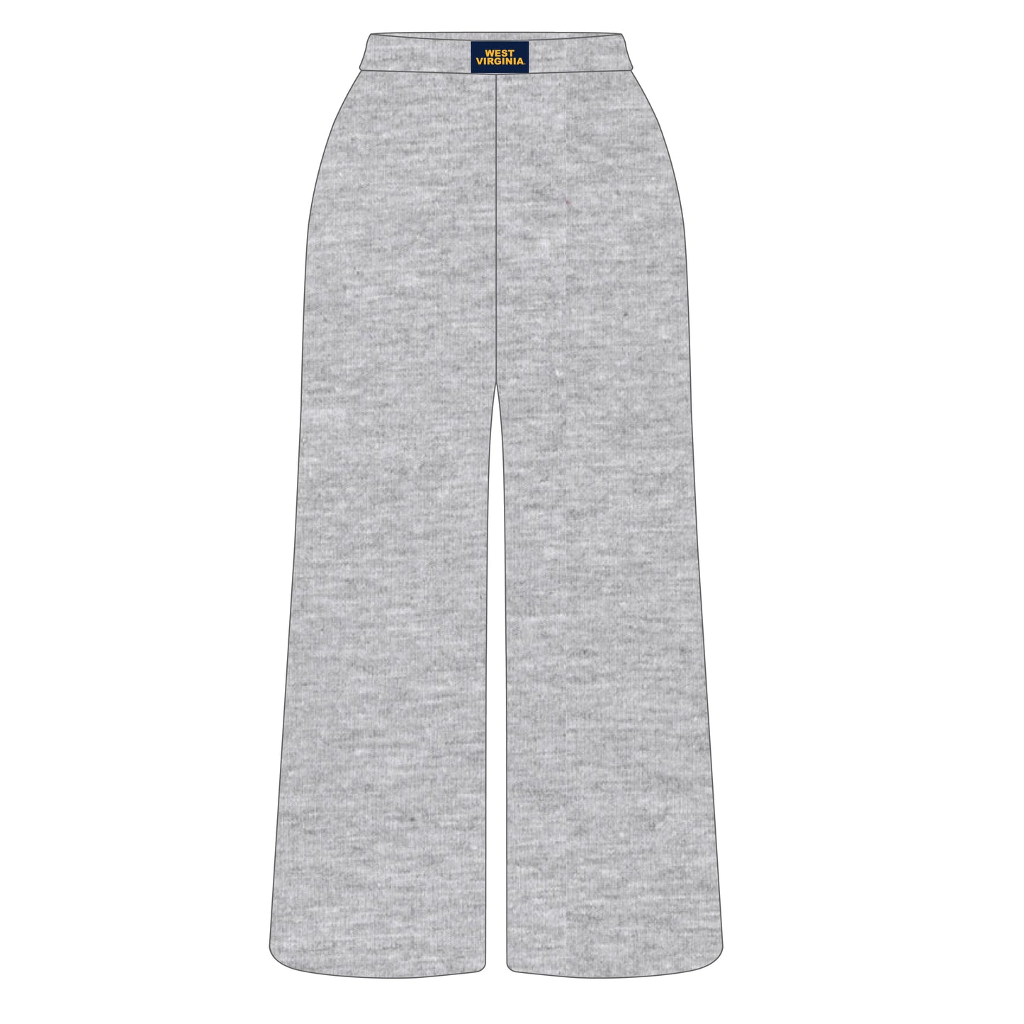The Ava Airy Pants West Virginia Woven Label | Heather Grey