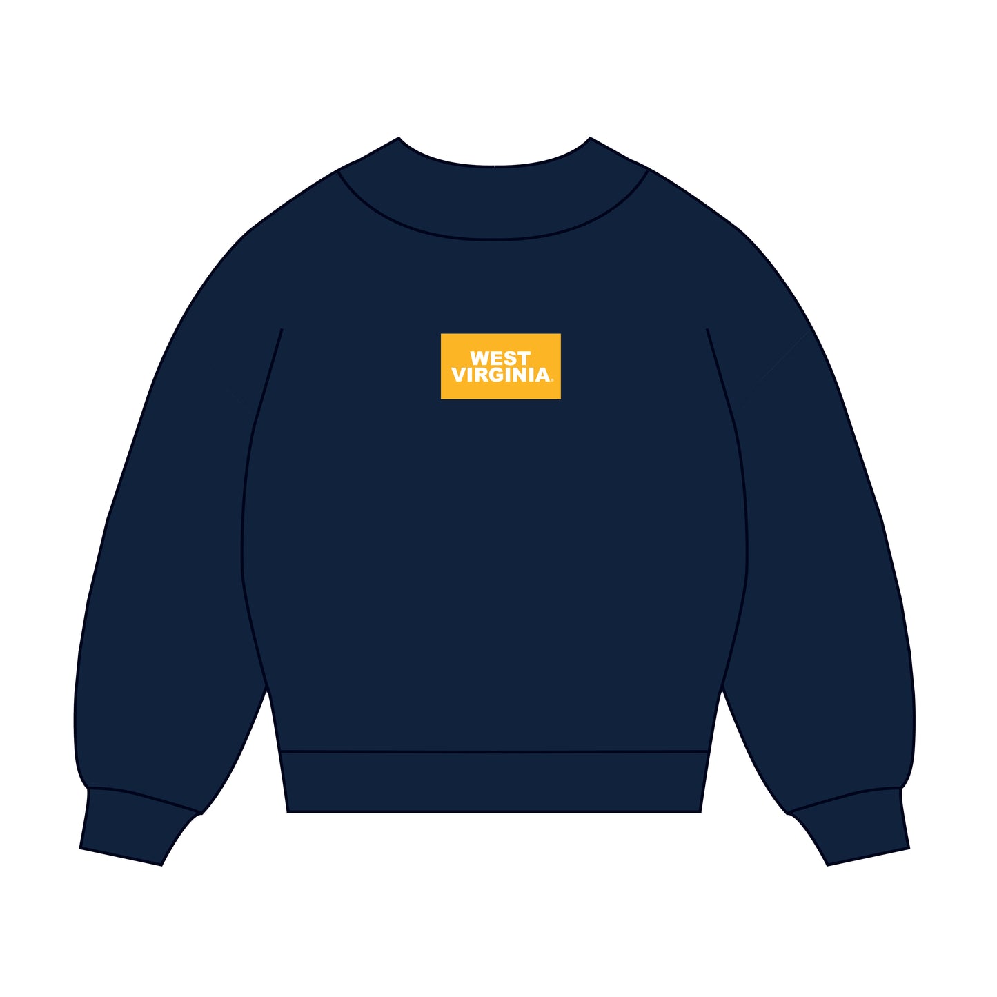 The Mary Mockneck West Virginia Woven Label | Youth Navy