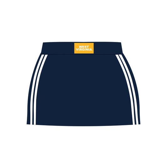 The Savannah Sporty Skort West Virginia Woven Label | Youth Navy