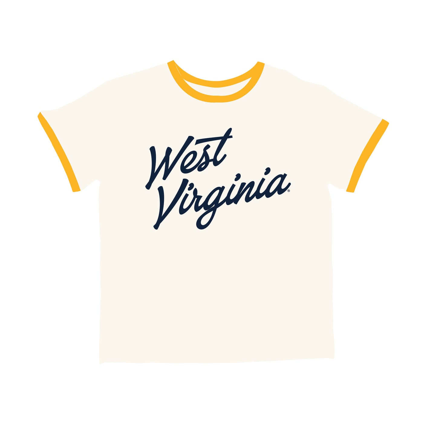 The Roxy Ringer Tee West Virginia | Youth Bone