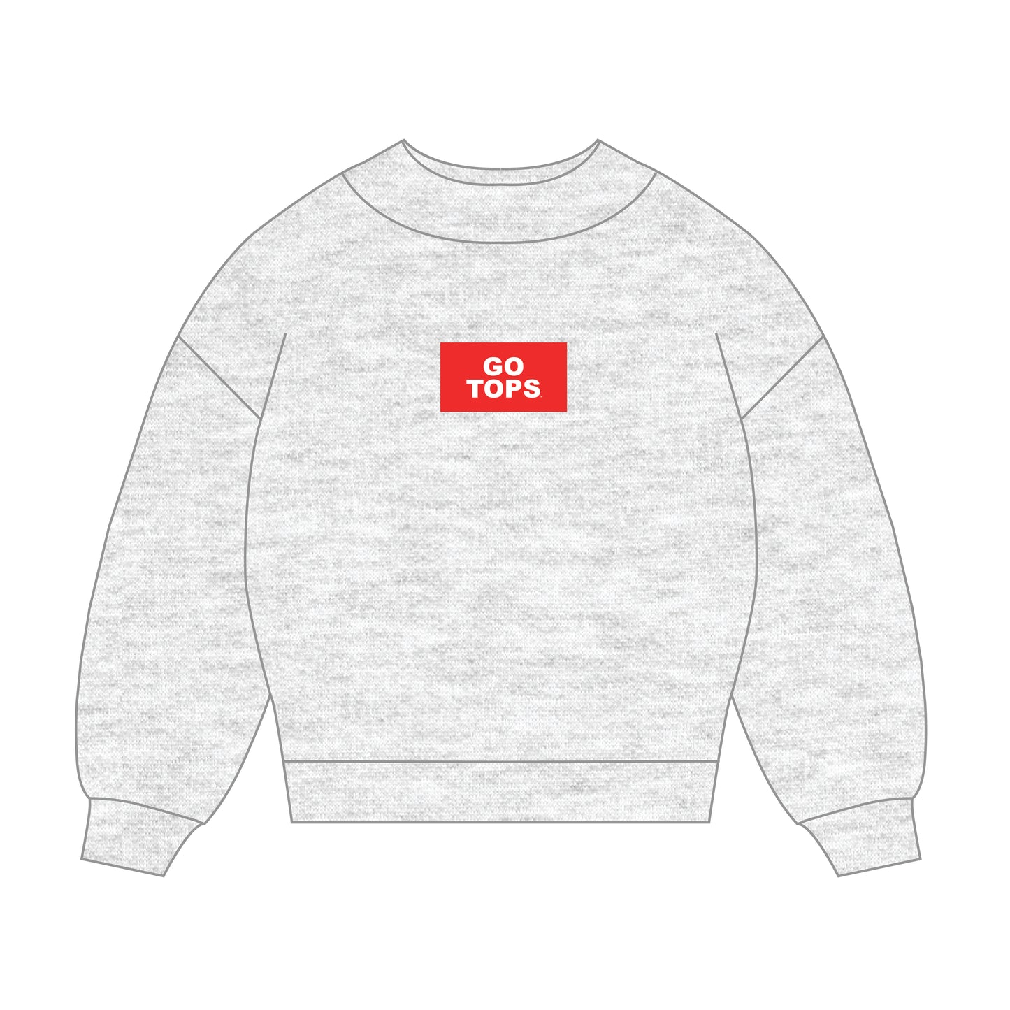 The Mary Mockneck Go Tops Woven Label | Ash