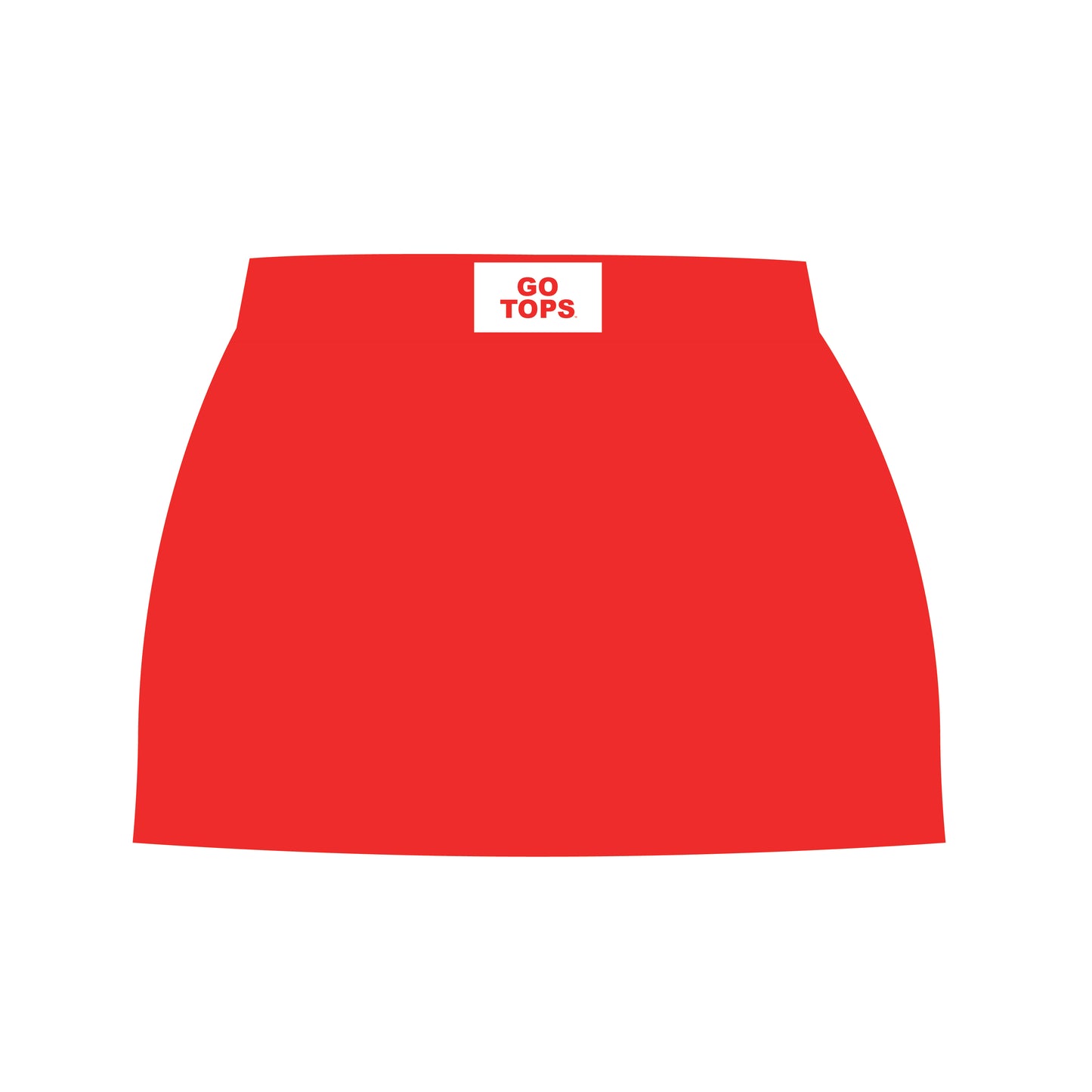 The Hayden High Waisted Skort Go Tops Woven Label | Youth Bright Red